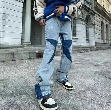 Japanese Brand × Jean × Streetwear Stars Letter E… - image 1