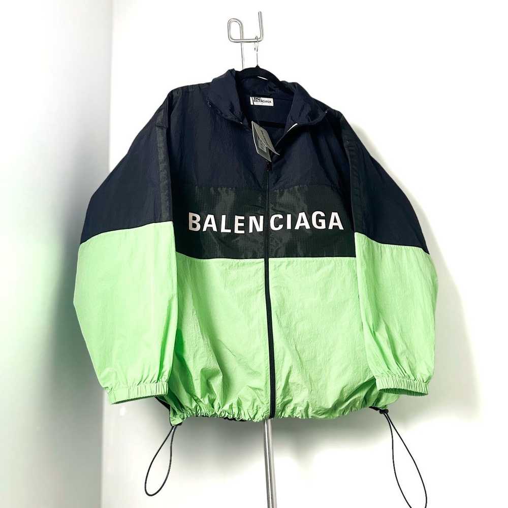 Balenciaga FW18 ColorBlock Windbreaker - image 1