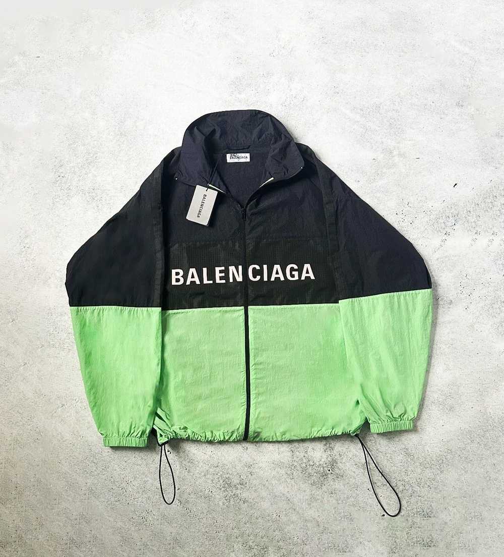 Balenciaga FW18 ColorBlock Windbreaker - image 2