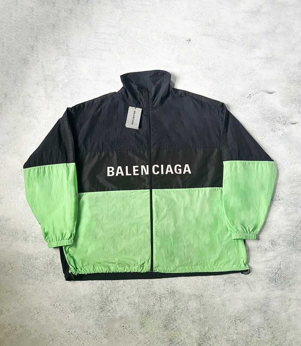 Balenciaga FW18 ColorBlock Windbreaker - image 3