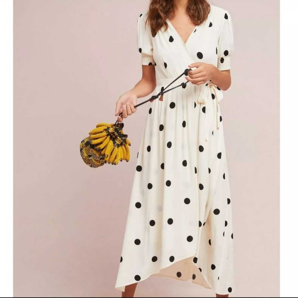 Maeve polka dot dress by anthropology size 4 - image 3