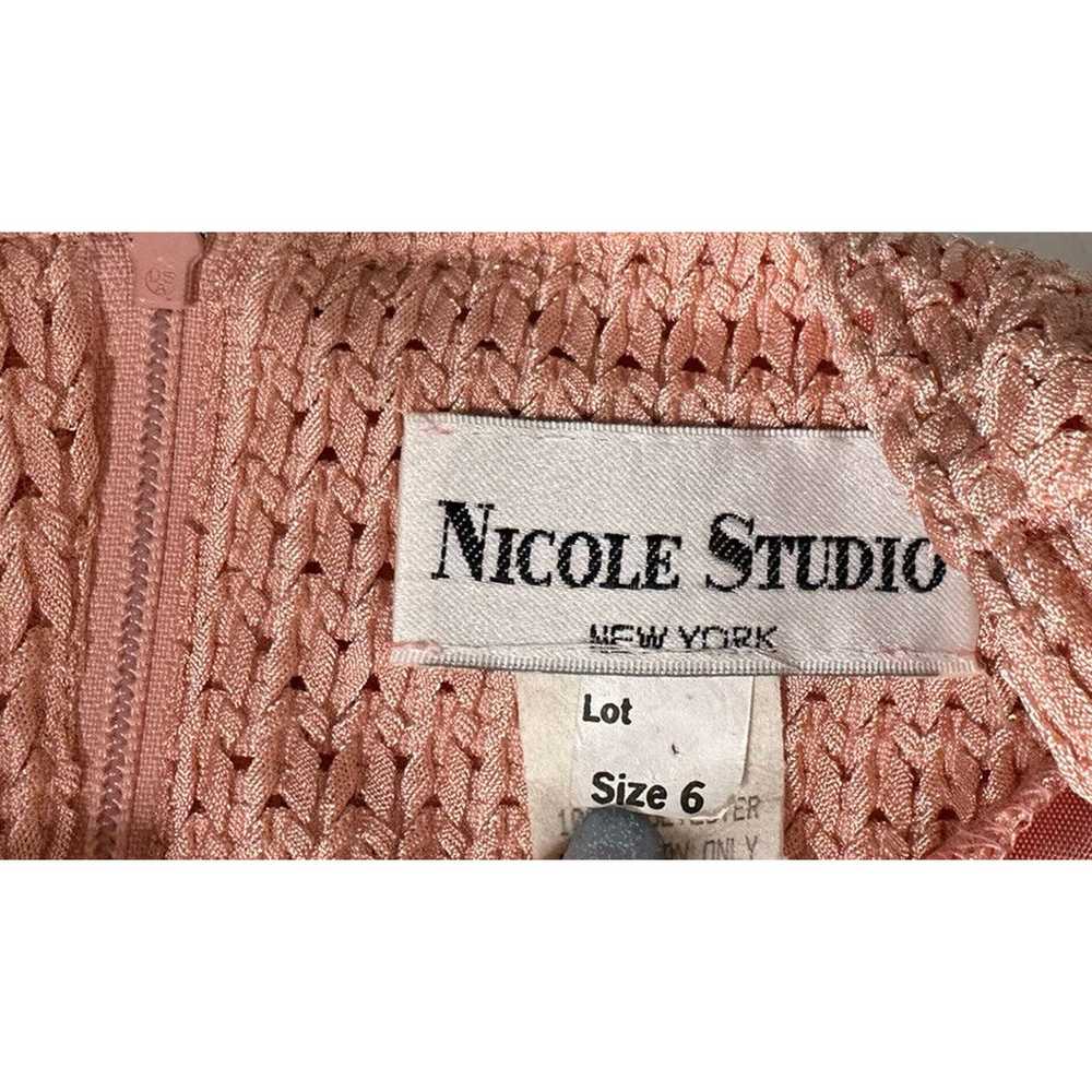 Vintage Nicole Studio New York Blush Pink Long Sl… - image 6