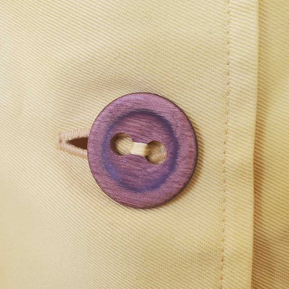 Vintage Elisabeth Stewart Mini Yellow Wood Button… - image 6