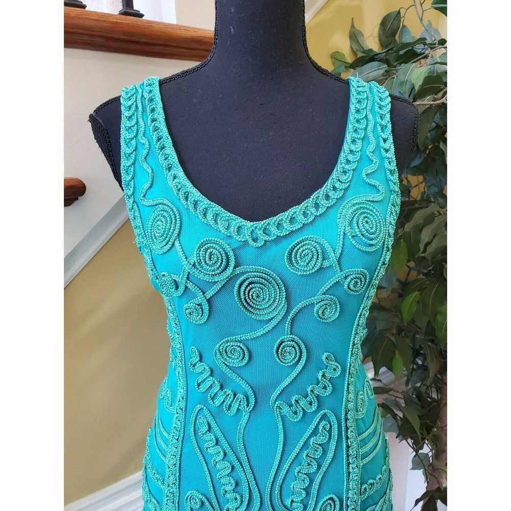 Vintage T & W Designs embroidered dress - image 2