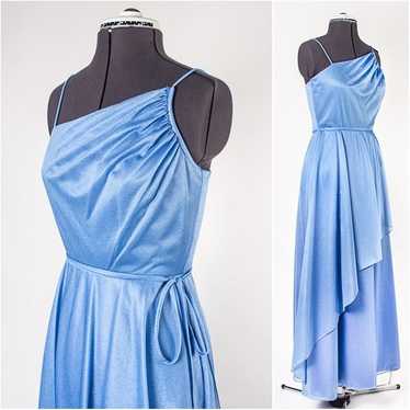 Gorgeous Powder Blue Vintage Party Dress, Small - image 1