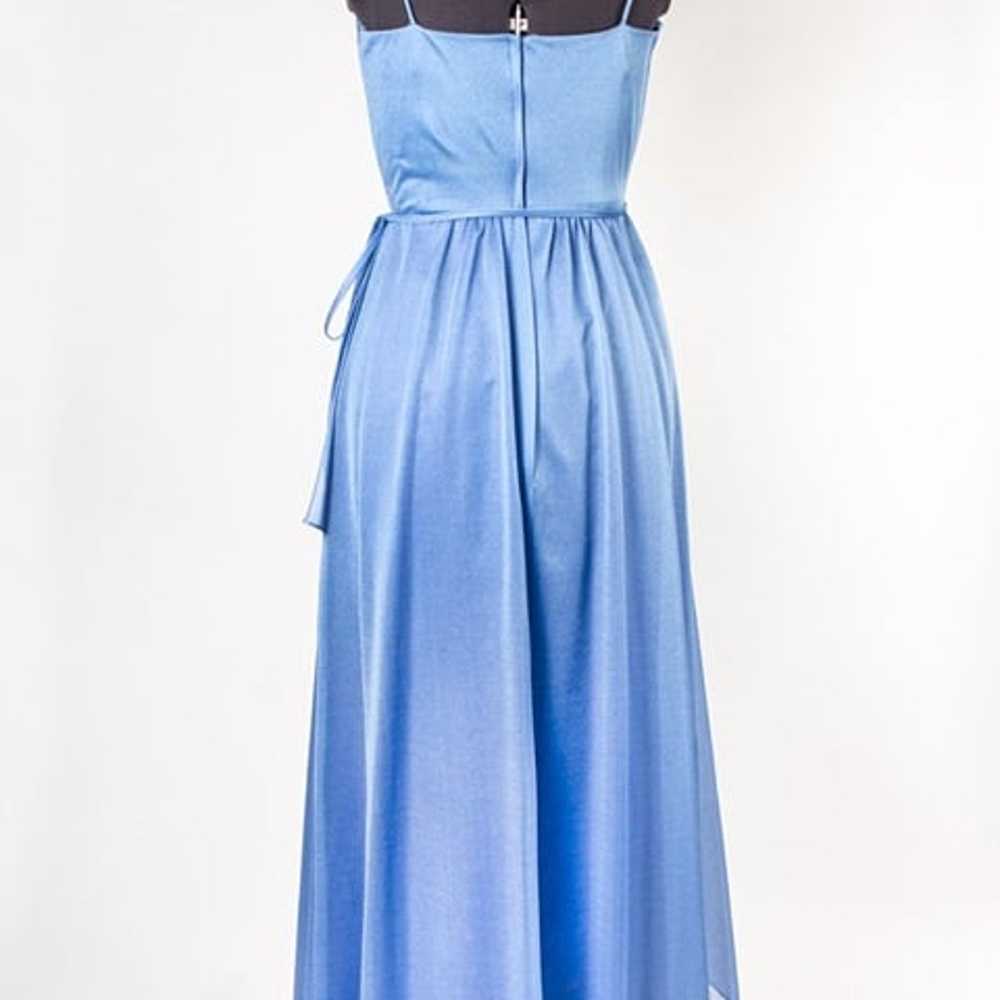 Gorgeous Powder Blue Vintage Party Dress, Small - image 3