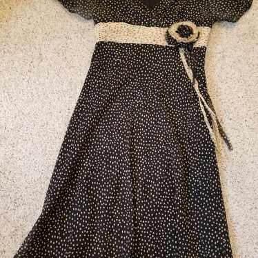 Cute vintage Suzi Chin for Maggie polka dot dress