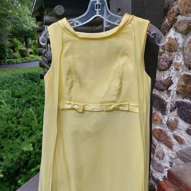 Yellow Vintage 60s Maxi Dress