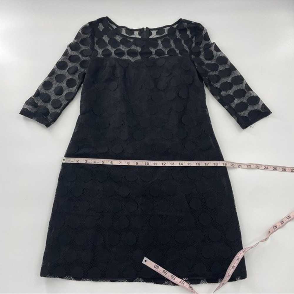 Betsey Johnson Sheer Neck 3/4 Sleeve Polka Dot Ov… - image 11