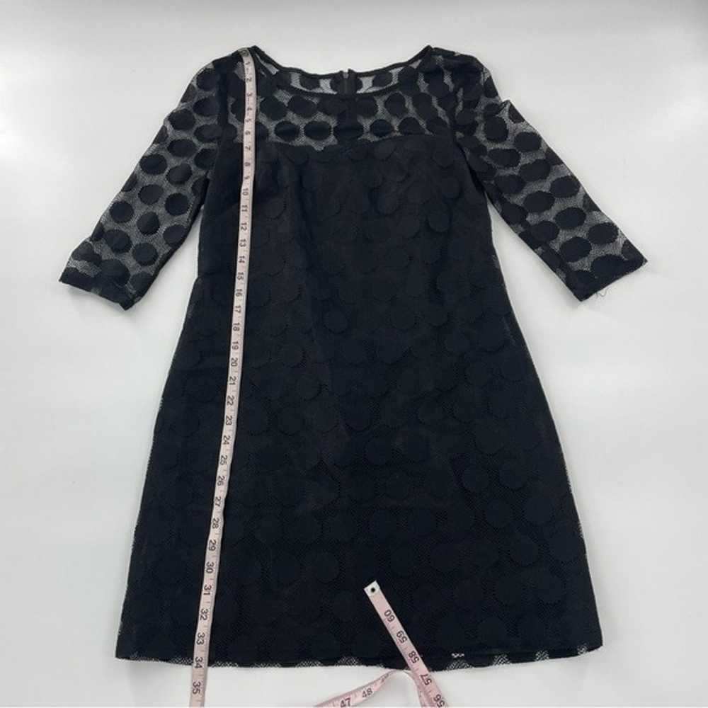 Betsey Johnson Sheer Neck 3/4 Sleeve Polka Dot Ov… - image 12