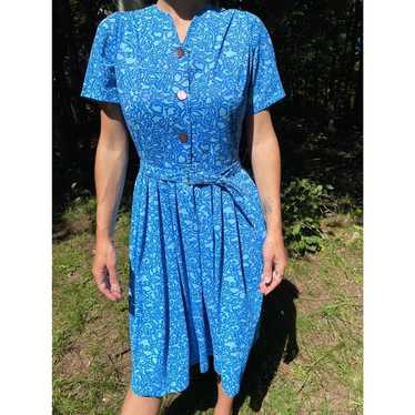 Vintage 1950s/60s house dress