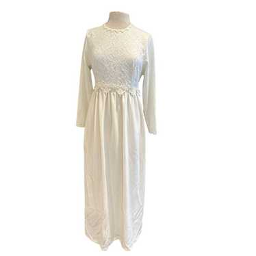 Vintage California Dynasty Ivory Lace Dress