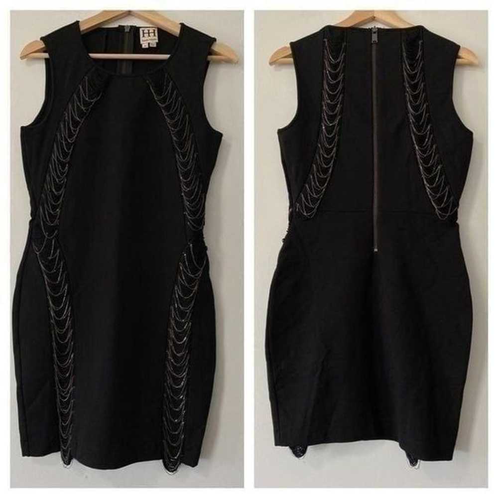 Haute Hippie  Sleeveless Chain   Sheath Cocktail … - image 2