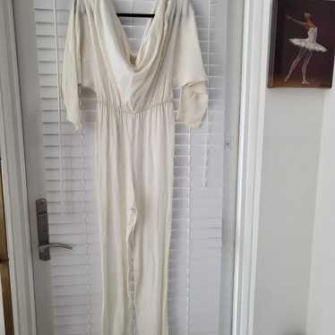 Vintage All-White/Cream Jumpsuit