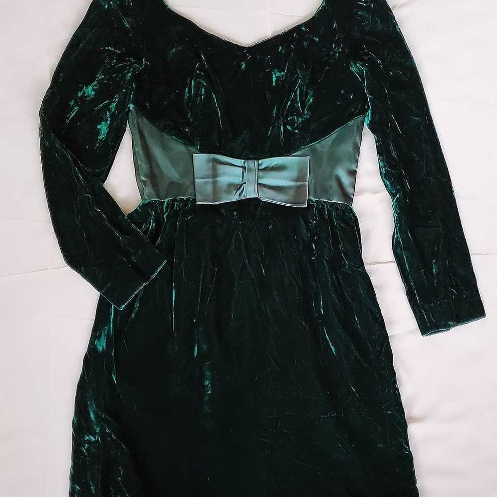 Vintage Velvet Dress - image 3