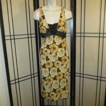 vintage bebe silk slip dress