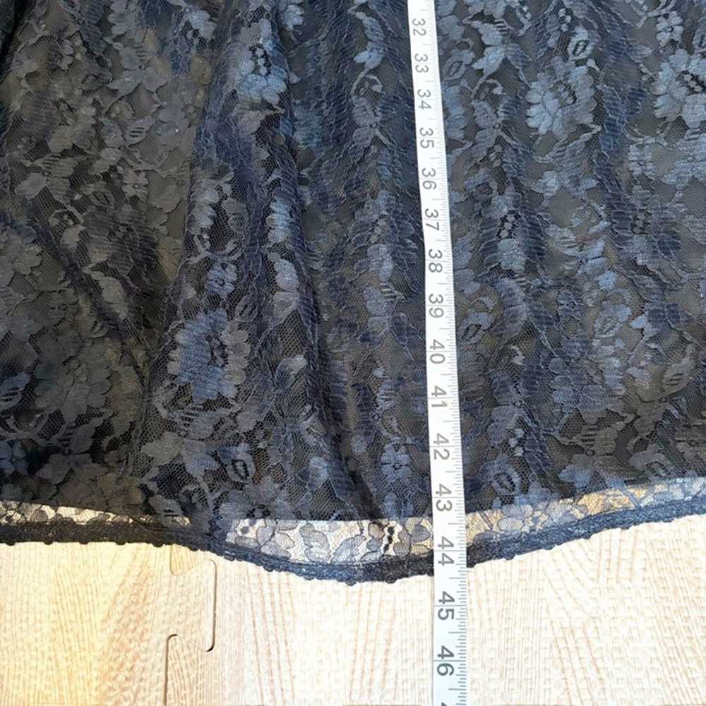 Scott McClintock Gunne Sax Vintage Strapless Lace… - image 9