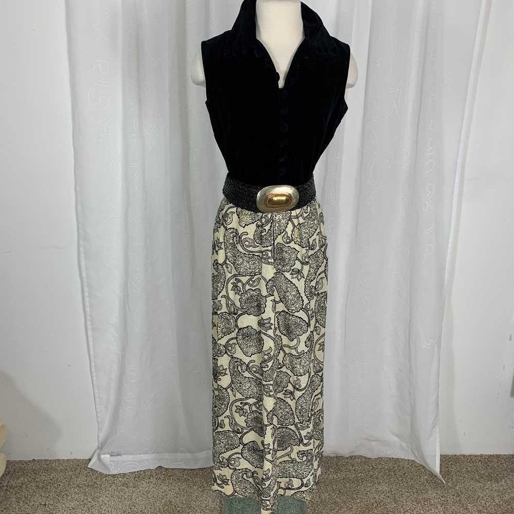 Vintage Jerrie Lurie 1970’s maxi hostess dress - image 1