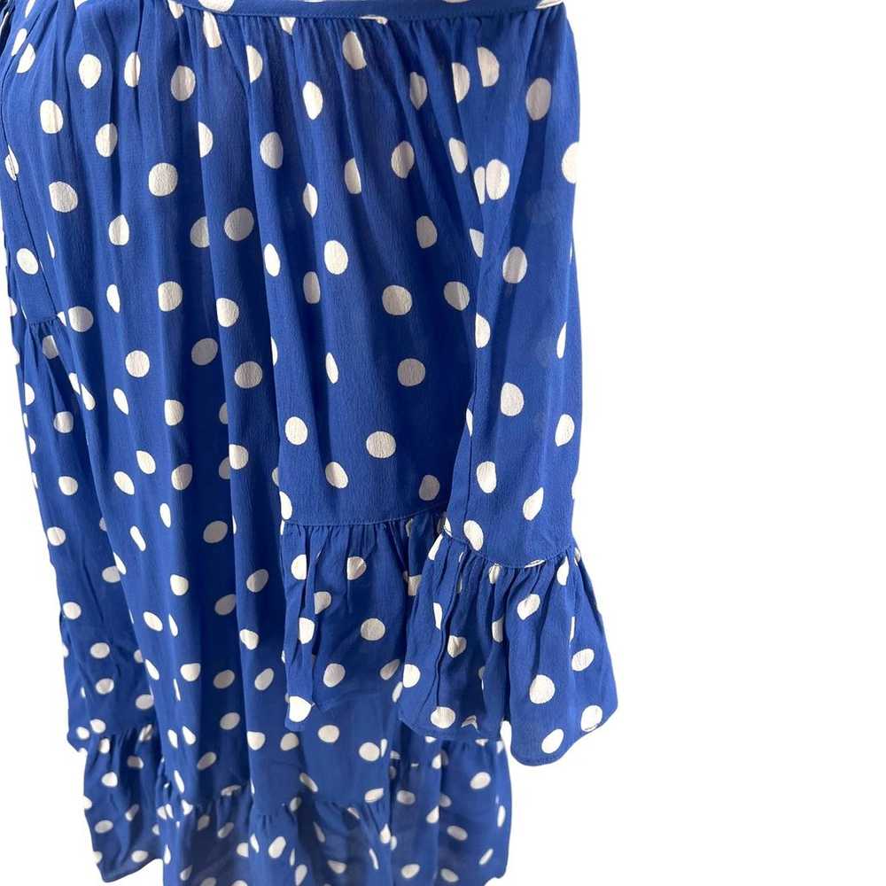 Tularosa Hattie Dress Blue Polka Dot Off the Shou… - image 7