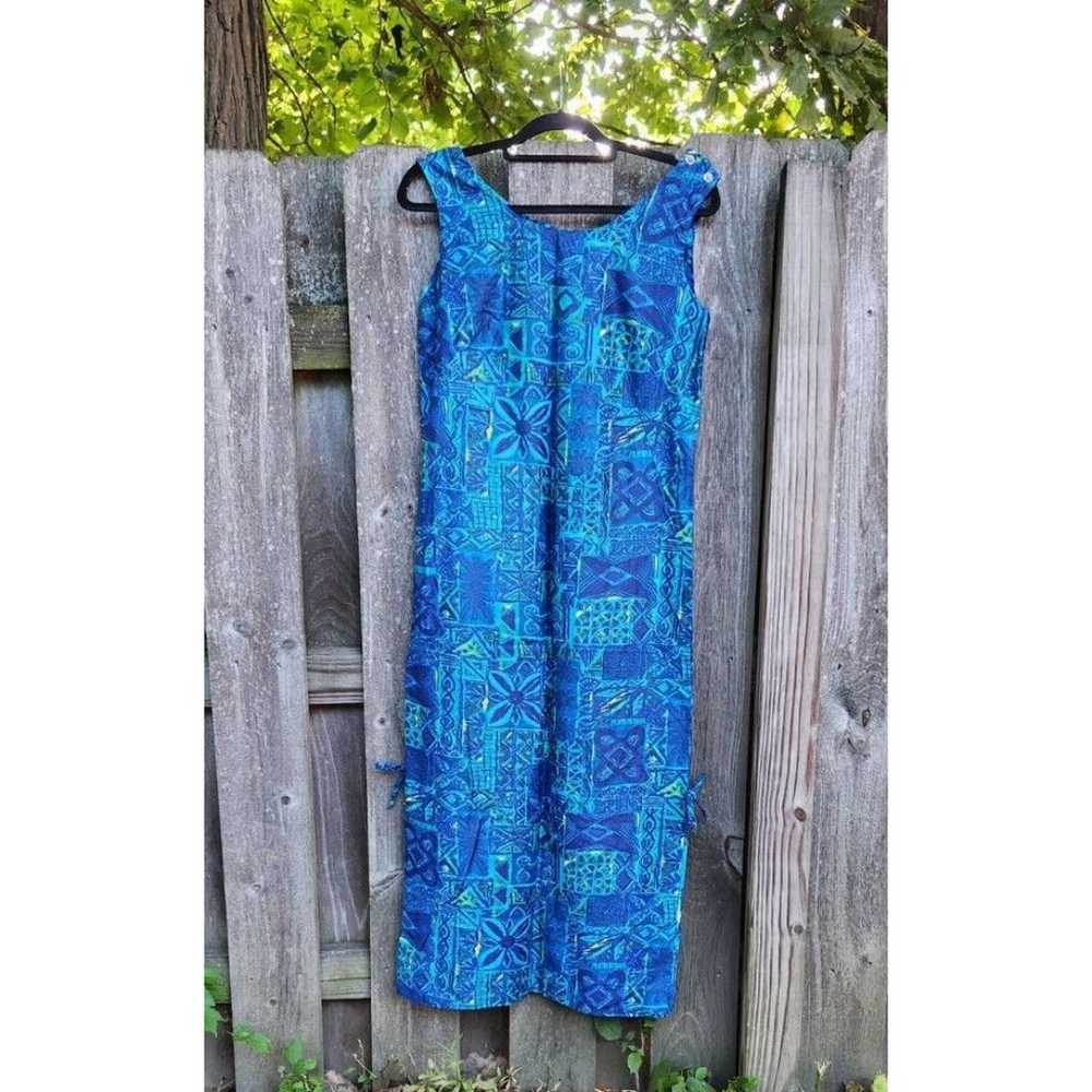 Vintage Fashions of Hawaii Maxi Dress Size Small … - image 1