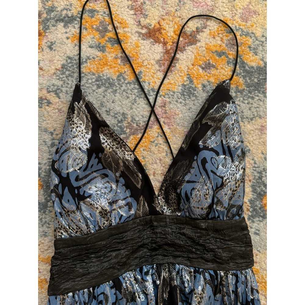 Nicole Miller Collection Vintage Metallic Halter … - image 7