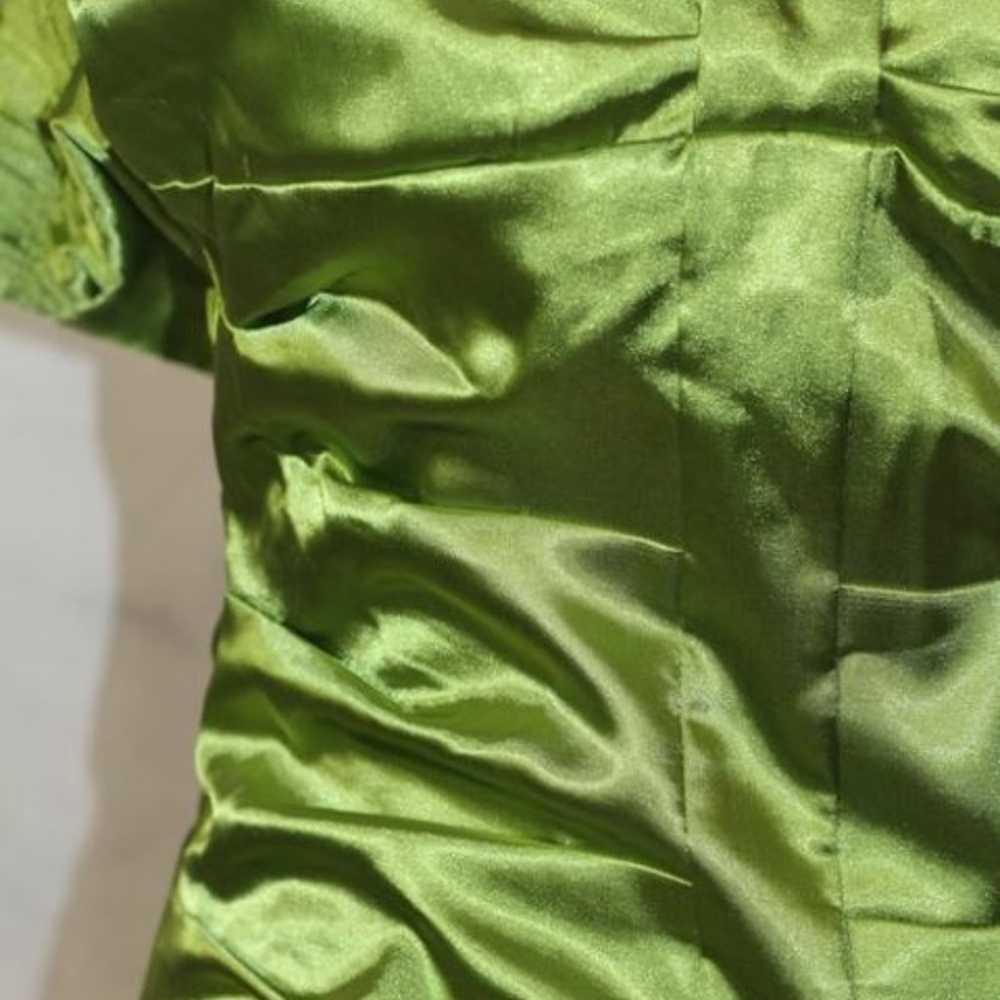 Speechless Green Strapless Dress (S) - image 3