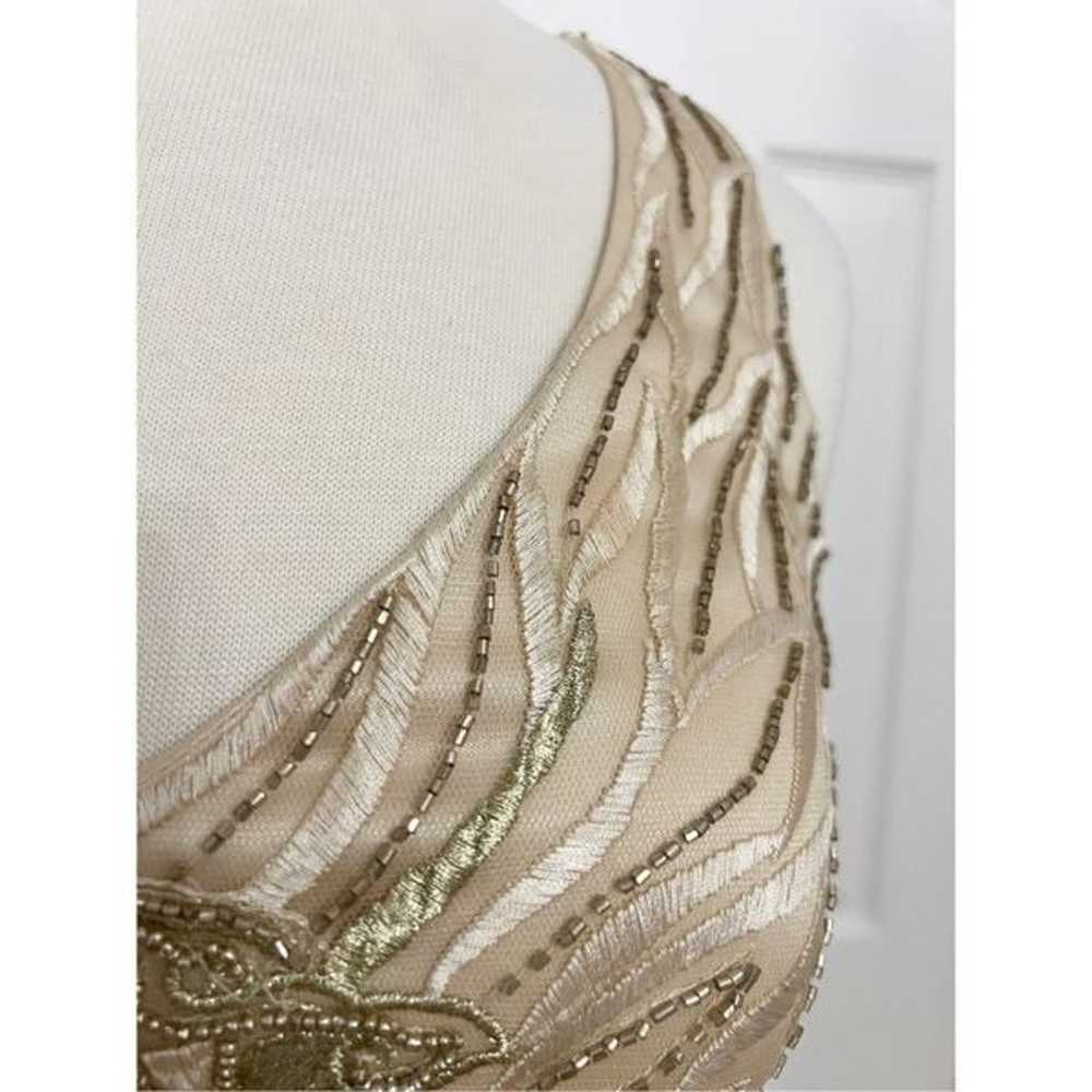 Vintage Sue Wong Nocturne Beige Embellished Beads… - image 3