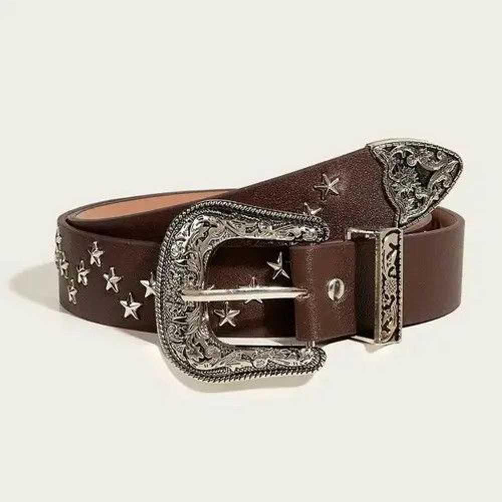 Streetwear × Vintage Vintage Star Rivet Belt - image 2