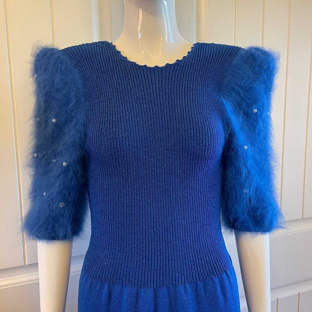 Vintage 80s acappella Knit Dress - image 3