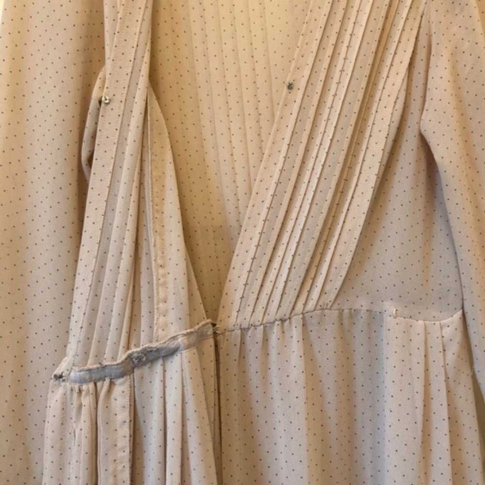 Vintage Albert Nippon Womens Cream Nearly Sheer P… - image 4