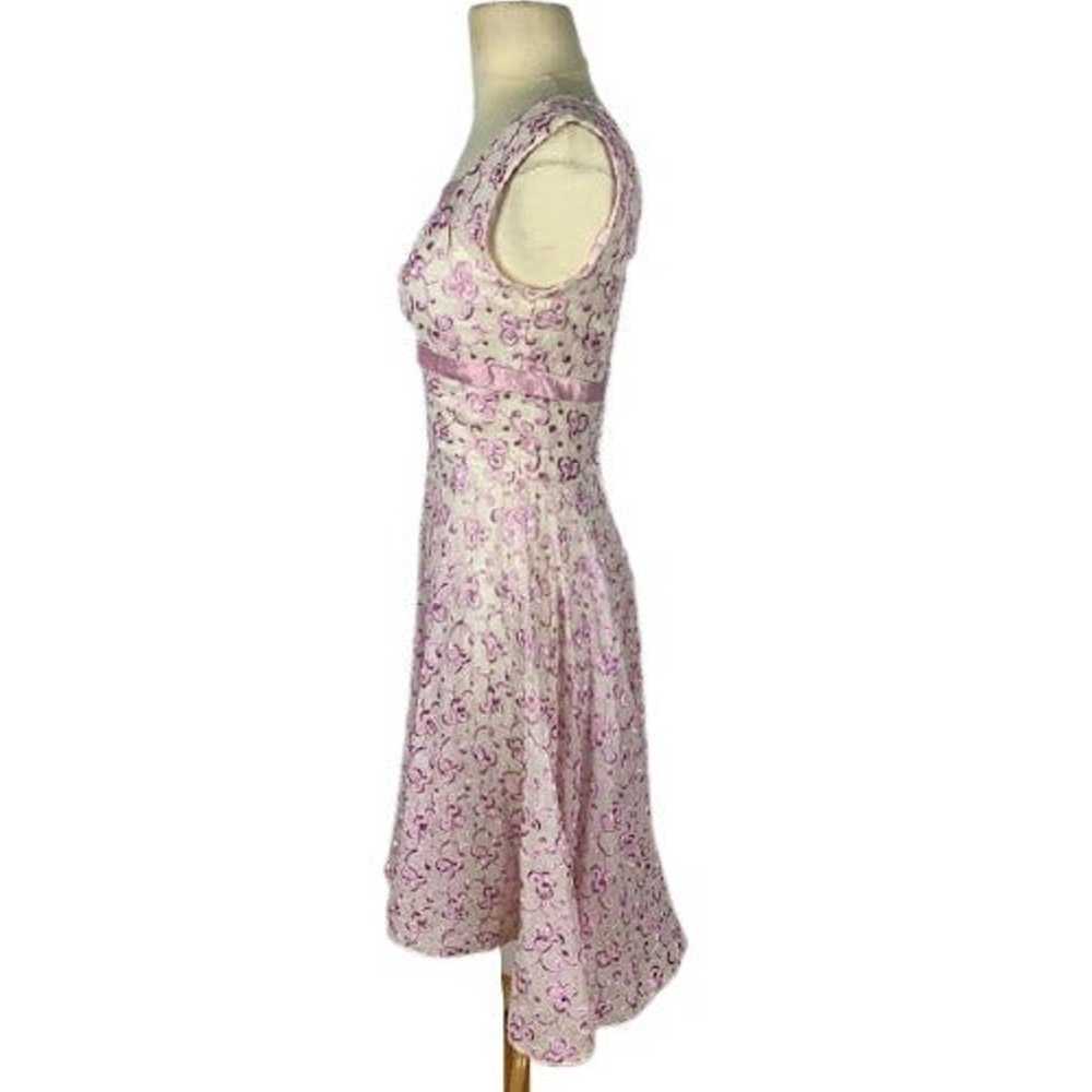 Vintage 50s 60s Fit Flare Cocktail Dress - image 9