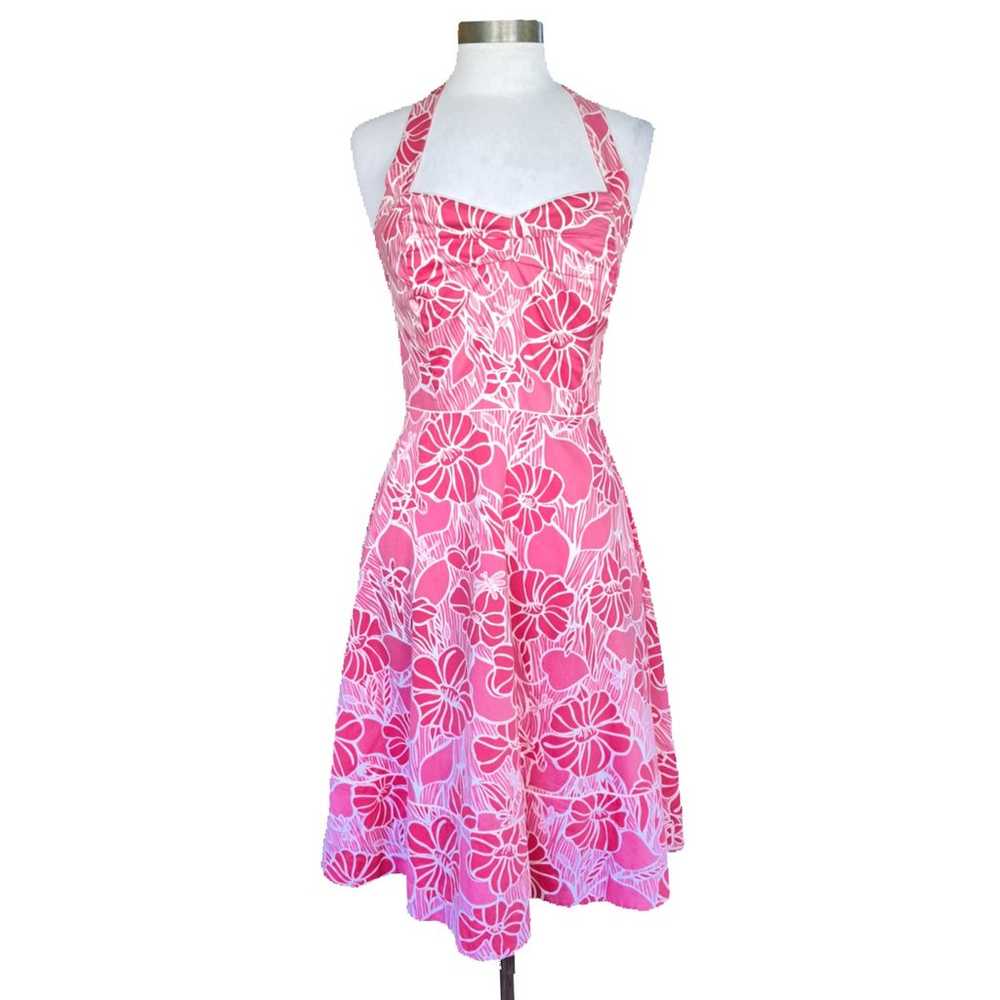 Lilly Pulitzer Mallory Retro Halter Dress 4 Shell… - image 2