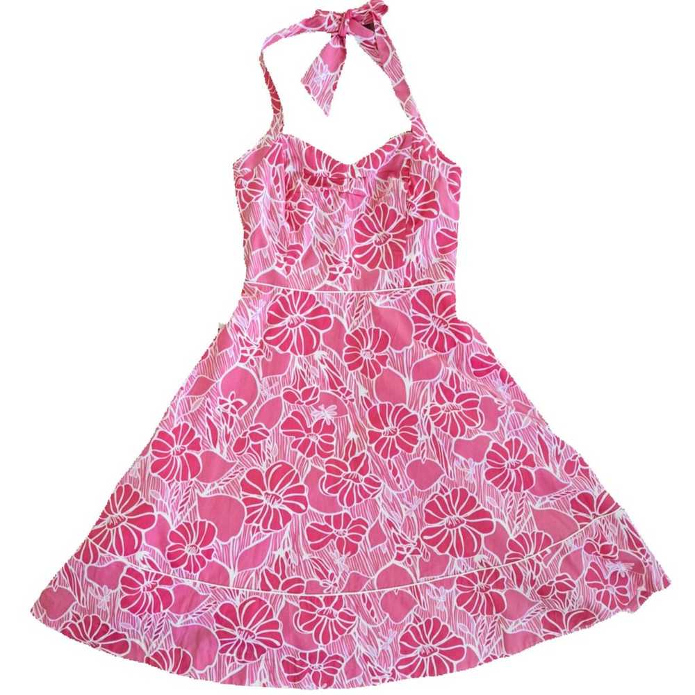 Lilly Pulitzer Mallory Retro Halter Dress 4 Shell… - image 7