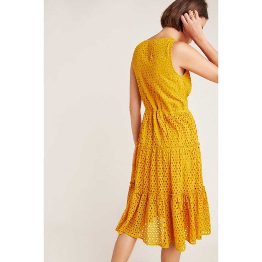 Frye x Anthropologie Nuri Eyelet Wrap Tie Dress - image 3