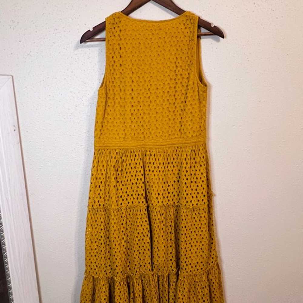 Frye x Anthropologie Nuri Eyelet Wrap Tie Dress - image 8