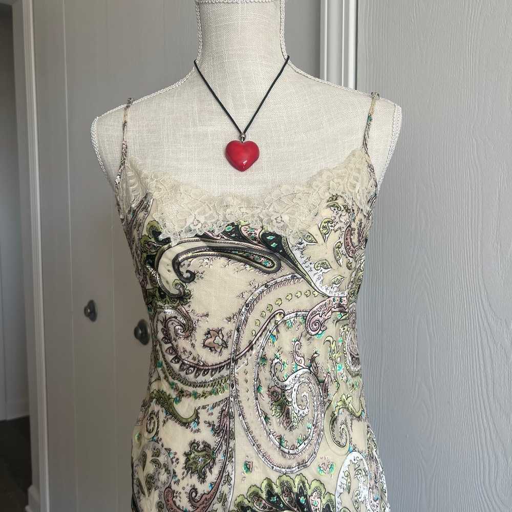 Mary Green Slip Dress - image 2