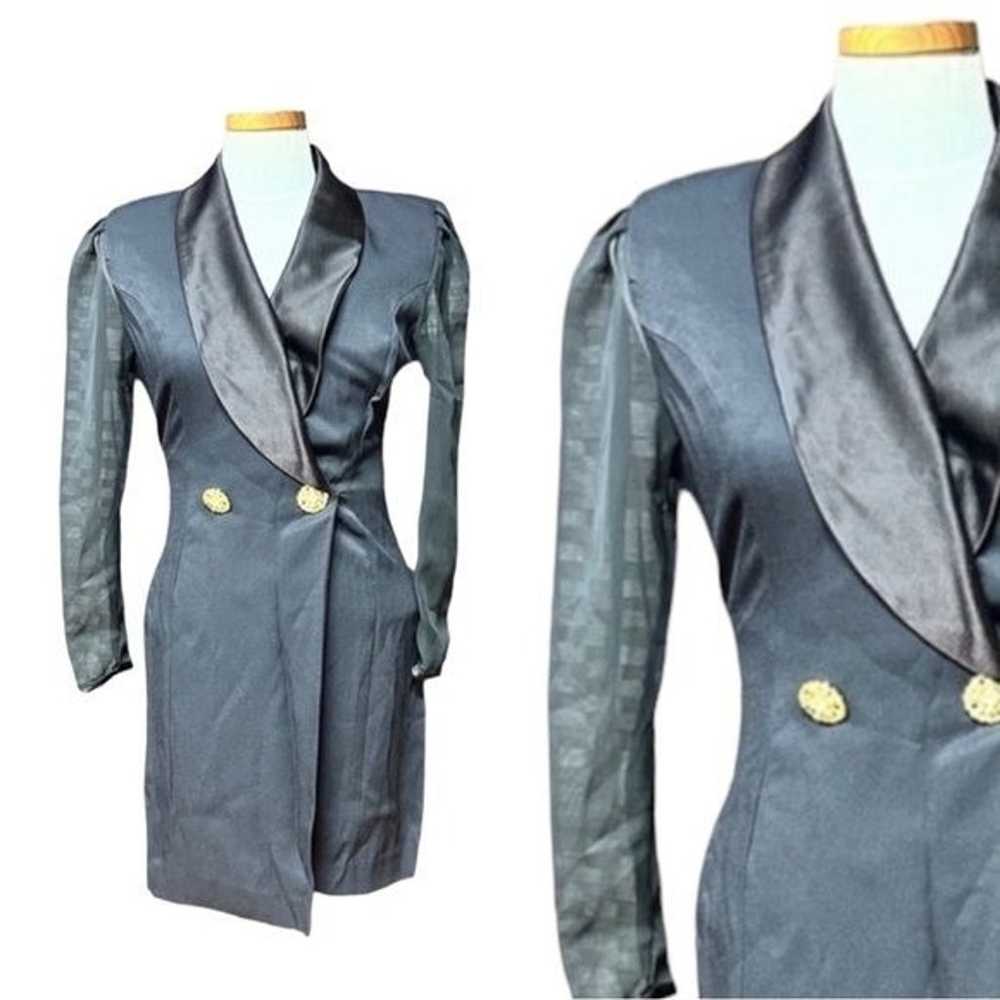 Taurus II Womens Vintage Knee Length Blazer Style… - image 1