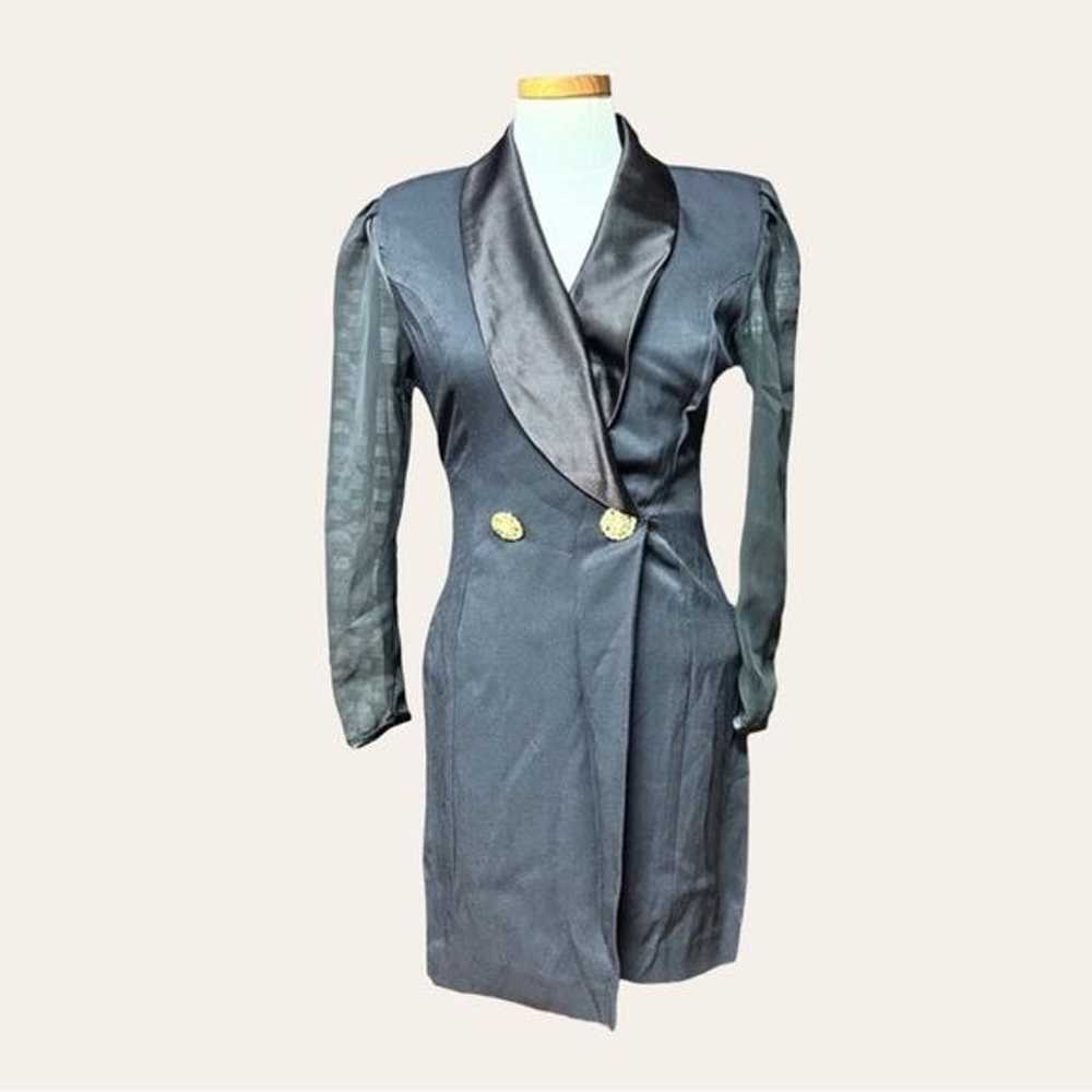 Taurus II Womens Vintage Knee Length Blazer Style… - image 2