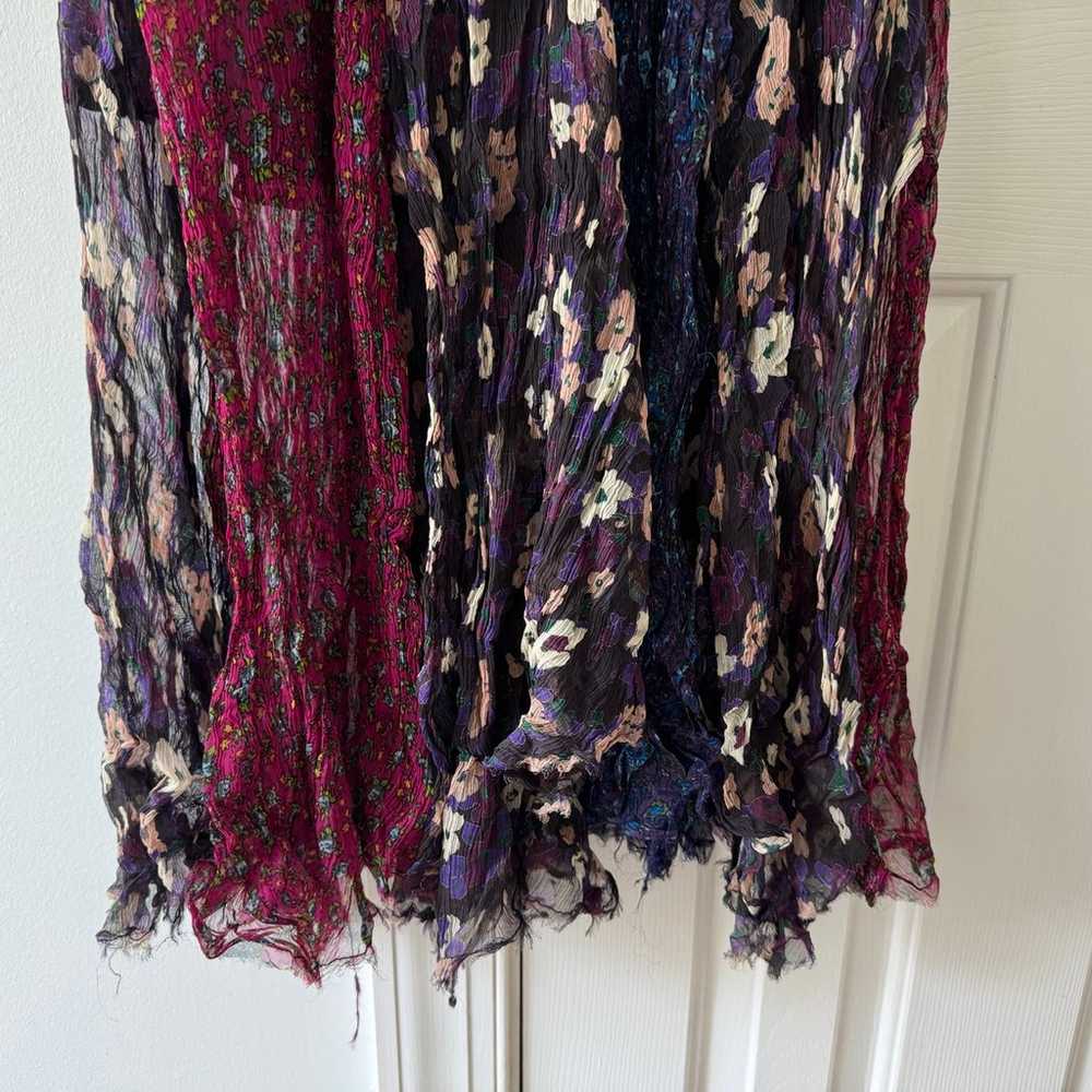 Free People Maxi dress purple floral sequin - image 3