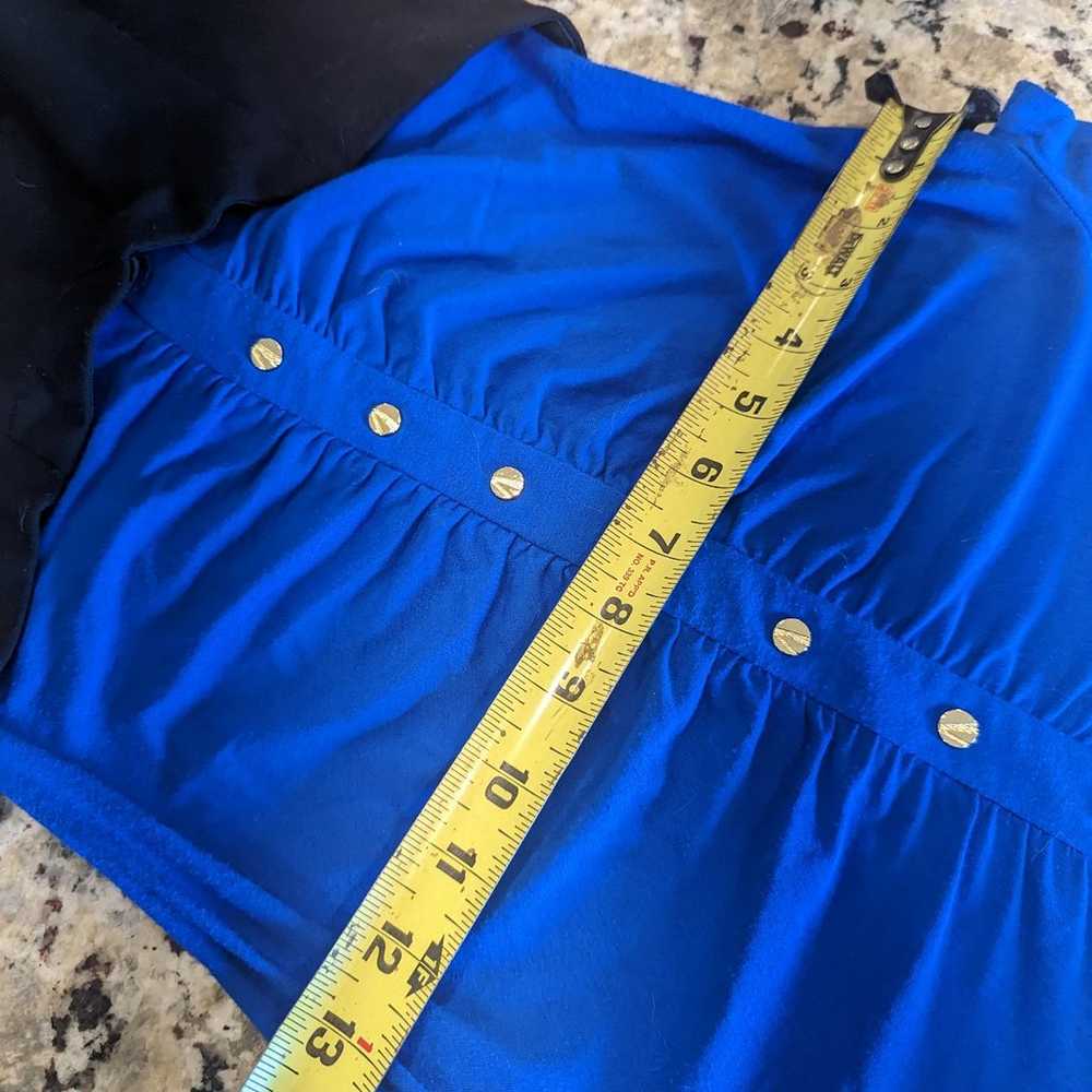 Vintage y2k Cache contour royal blue and black se… - image 6