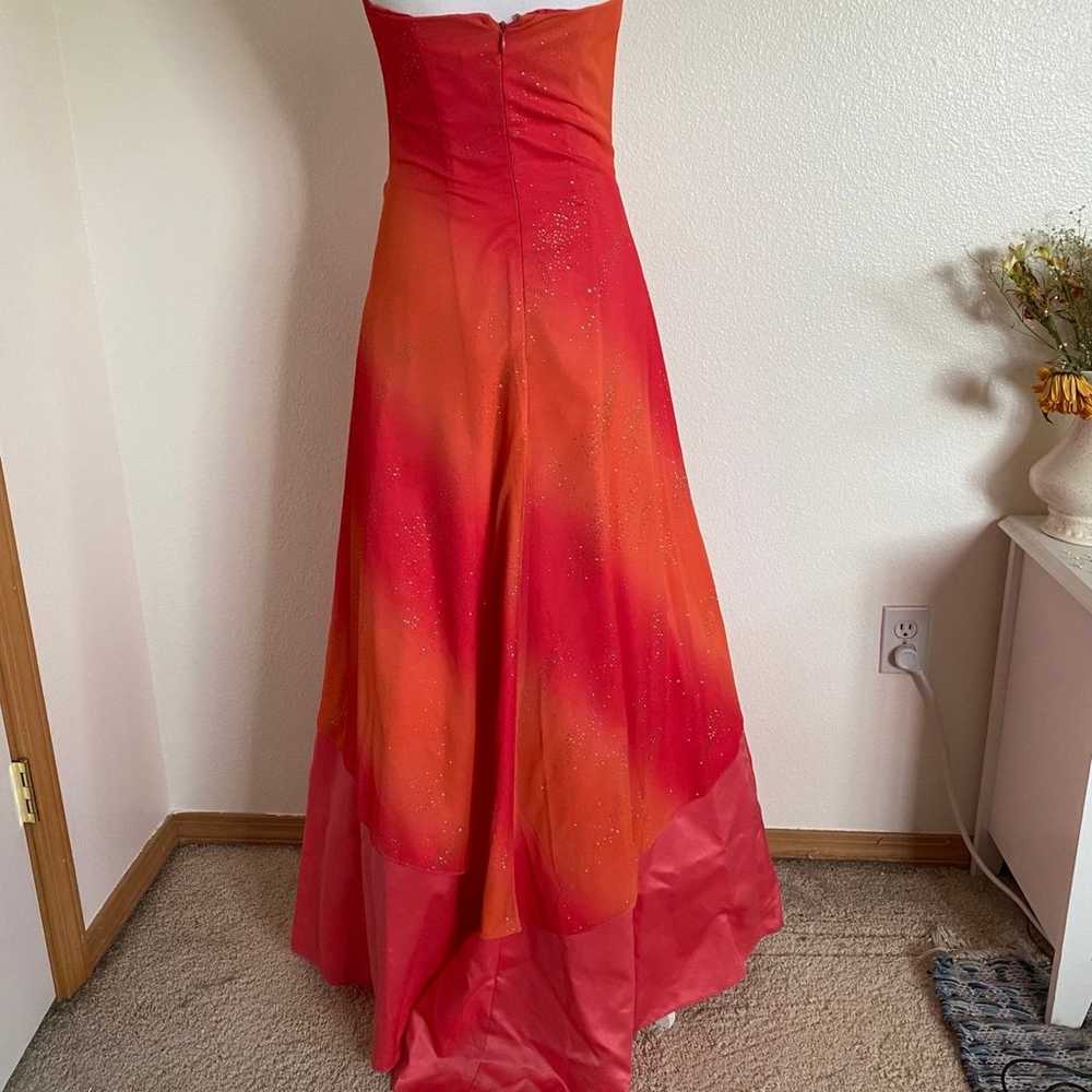 Vintage Strapless Formal Dress - image 11