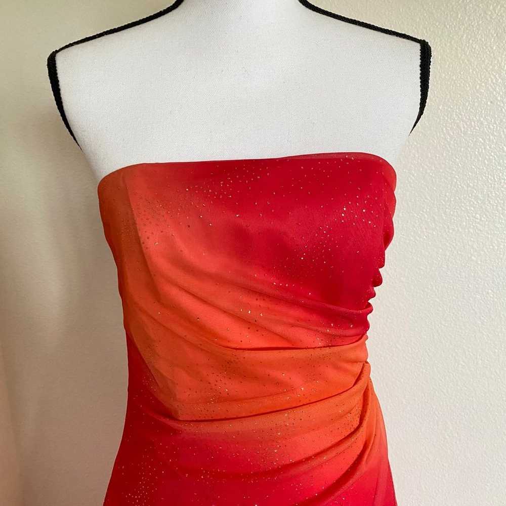 Vintage Strapless Formal Dress - image 2