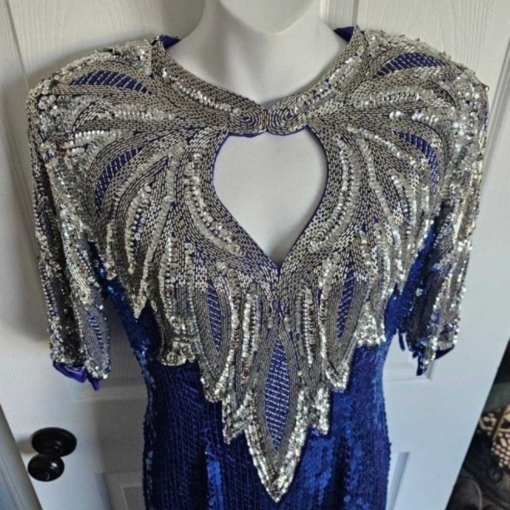 Vintage sequin dress by oscar collection 1980 ’s - image 1