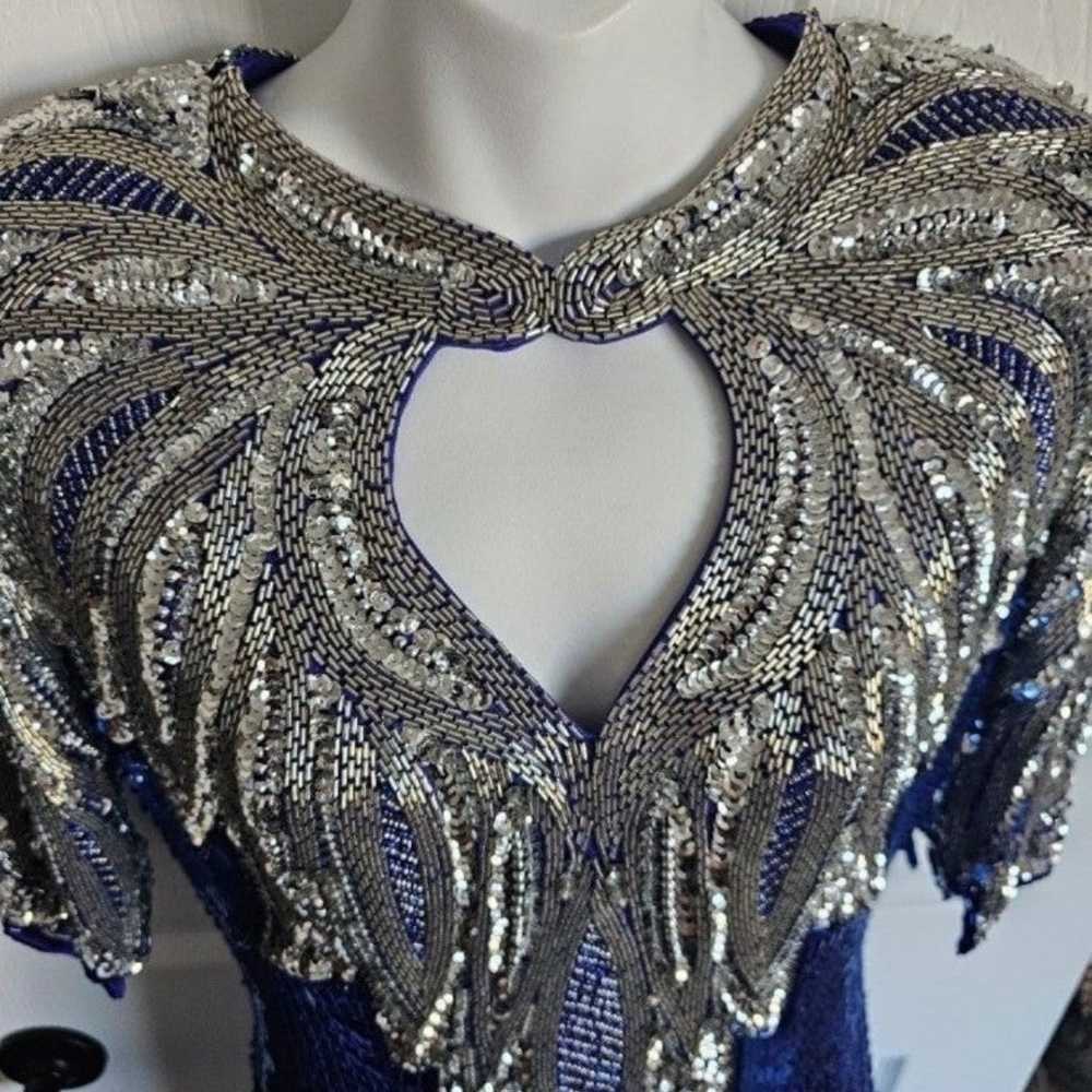 Vintage sequin dress by oscar collection 1980 ’s - image 4