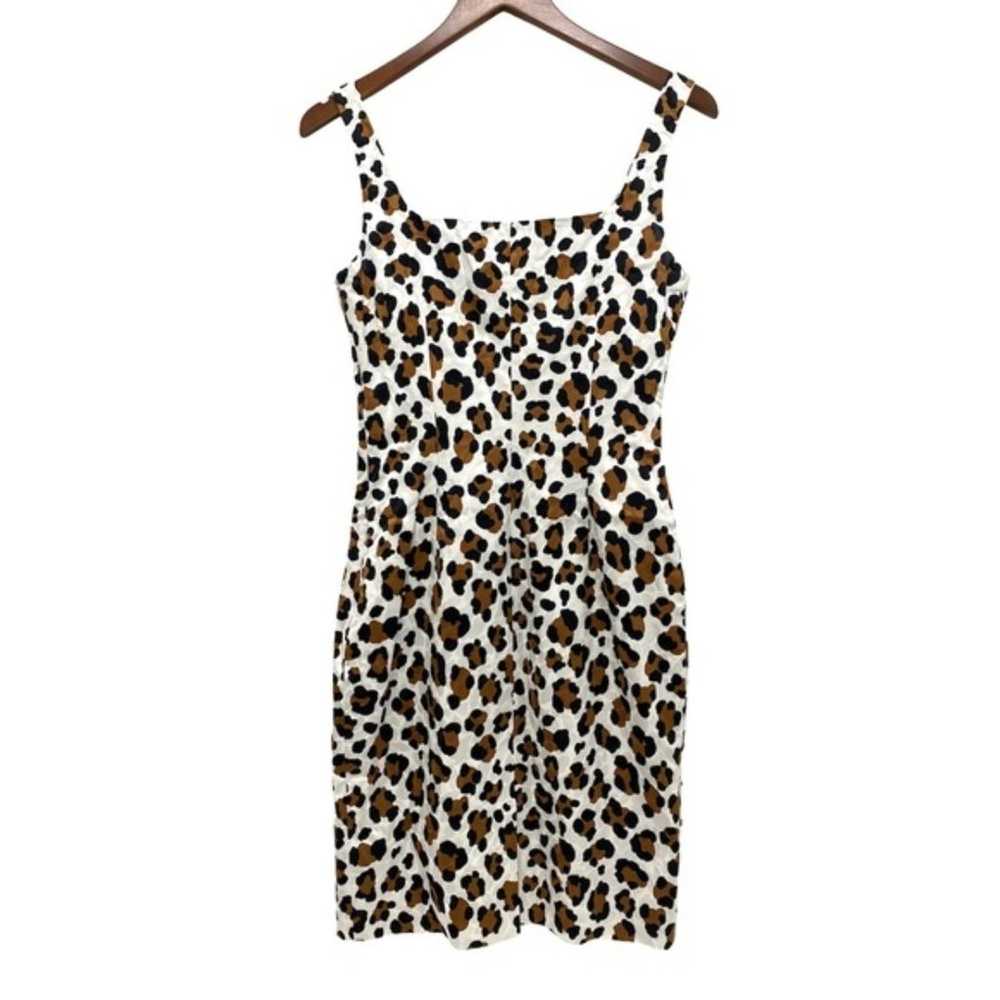 Michael Kors Collection Leopard Print Sheath Dres… - image 5