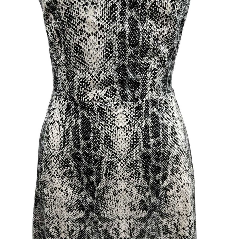 Henri Bendel Vintage Strapless Snakeskin Print Dr… - image 3