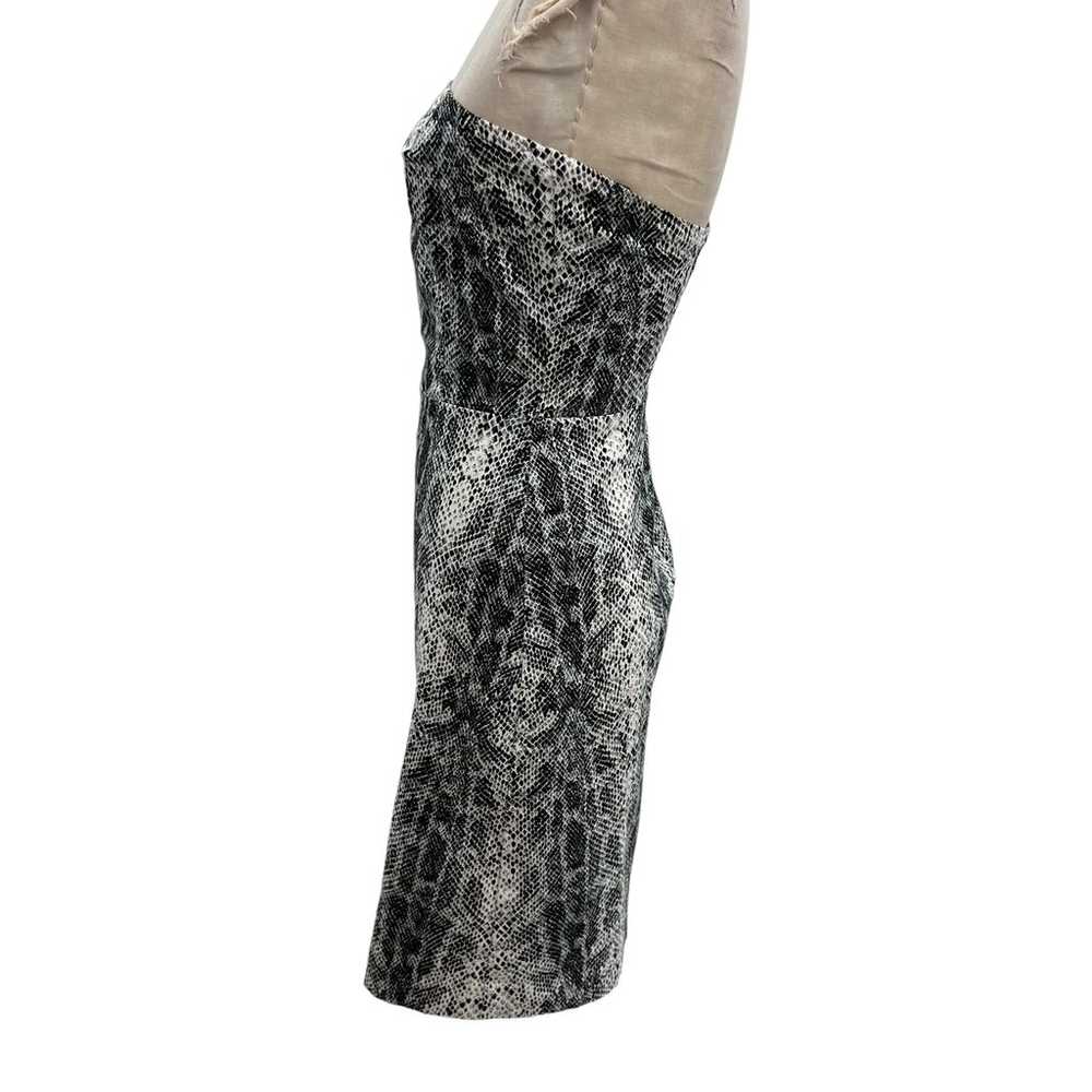 Henri Bendel Vintage Strapless Snakeskin Print Dr… - image 5