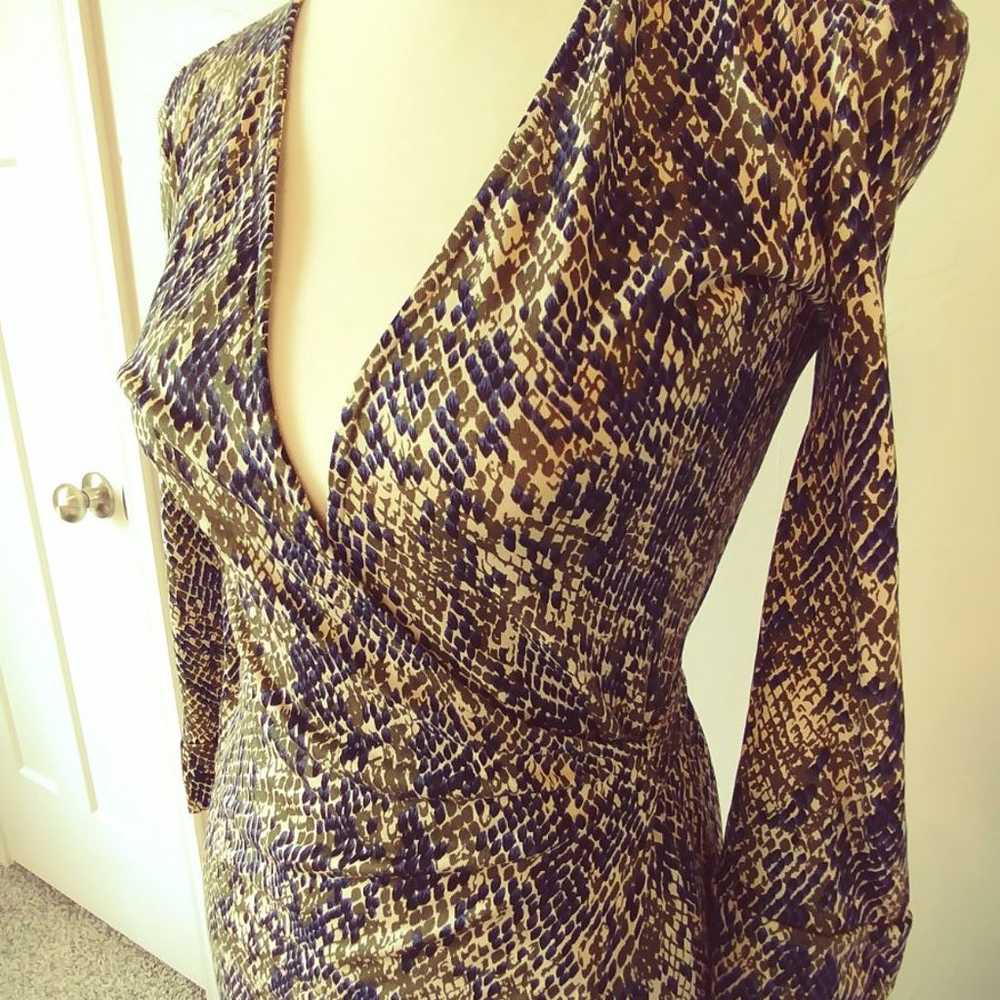 diane von furstenberg wrap vintage dress - image 2