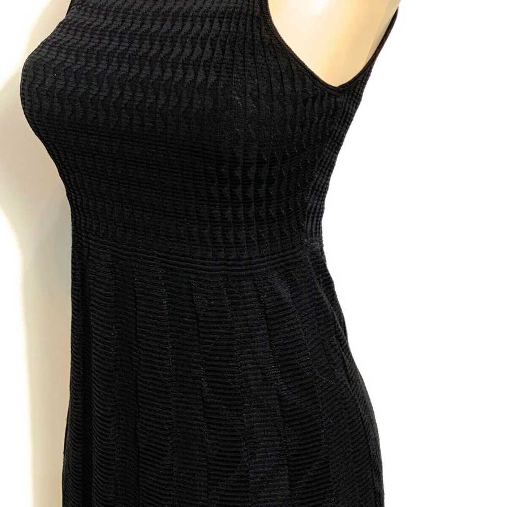 Missoni Black Knit Sleeveless Dress With Under Sl… - image 11