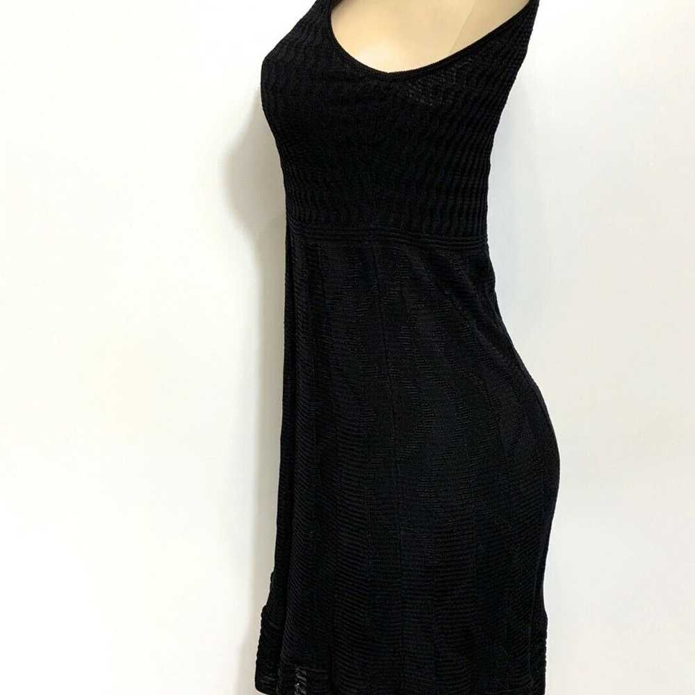 Missoni Black Knit Sleeveless Dress With Under Sl… - image 9